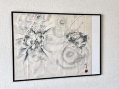 【水墨画】手描き風神雷神図 アルミ製フレーム付き 水墨画】手描き風神雷神図 アルミ製フレーム付き - メルカリ