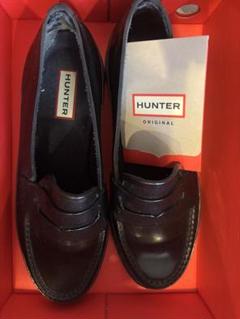 HUNTER - 定価16000 新品 本物 HUNTER 靴 ローファー JP24 257の