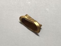 戦国時代　黄金製品　城跡から出土　刀の部品 環頭太刀（珠城山古墳出土）｜奈良国立博物館