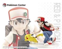 値下げ!【限定】ポケモンフィギュアレッド&ピカチュウ 未開封 ポケモンセンター