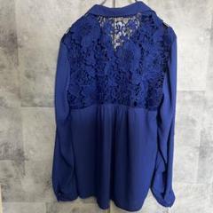 古着 Flower Design シアーシャツ