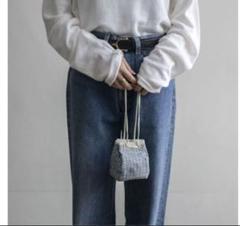 CELINE セリーヌ ビジュー ナイロン 巾着 CELINE セリーヌ ビジュー ナイロン 巾着 レディース