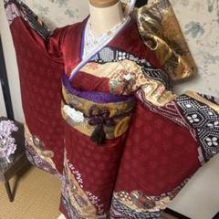 振り袖　フルセット　長襦袢付　金彩加工　刺繍入り　成人式　振袖　袋帯　198 2025年最新】振袖長襦袢セットの人気アイテム - メルカリ