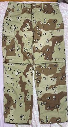 00s 米軍 デザート（チョコチップ）カモ BDU カーゴパンツ M-S ミント MILITARY 実物 新品 デッドストック 米軍 6Cデザート（チョコ