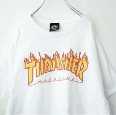 【スペードタグ】OLD THRASHER フレイムロゴ Tシャツ　Lサイズのサムネイル