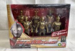 【限定カラー】ウルトラマン50年記念ソフビ　6兄弟スペシャルセット（ゴールド）