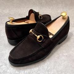✨極美品✨GUCCI ビットローファー スクエアトゥ ブラック 23㎝ グッチGUCCI ホースビットスクエアトゥレザーローファー 黒40E