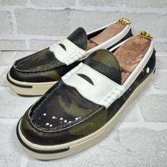 【美品】GENTIL BANDIT コインローファー 迷彩柄 マルキ コラボ