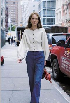 moussy✴︎バルーンスリーブカーディガン