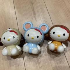 十二支 変身はろうきてぃ ミニバンク 貯金箱 3つセット