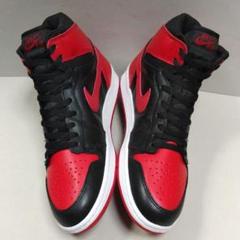 NIKE2001年復刻AIR JORDAN 1 RETRO黒赤26.5㎝新品箱付