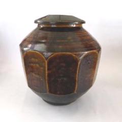 壷●古い飴釉 涙痕 甕 瀬戸 江戸期 口広花瓶 花器 置物 時代物 骨董品■ Amazon.co.jp: 03168口の欠けた壺壷甕花瓶陶器骨董古美術時代