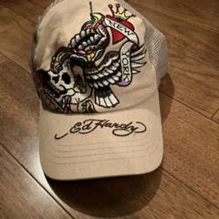 Ed Hardy スカル刺繍キャップ - メルカリ