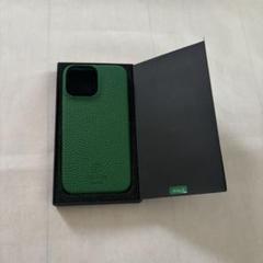 iPhone13ProMax グリーン　ケース　保護ケース　緑　シンプル