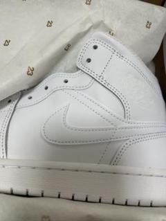 新品未使用 AirJordan1 Mid TripleWhite 28cmのサムネイル