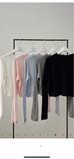 トップス rosy monster  basic sheer long t-shirt 新品⭐️ロージーモンスターbasic sheer long T-shirt - メルカリ