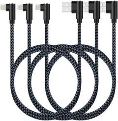 iPhone 充電ケーブル ライトニング l字 【3本セット 2m】