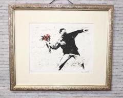 お値下げ　バンクシー　エスタンプリトグラフ バンクシー Banksy No ball games エスタンプリトグラフ（日本初