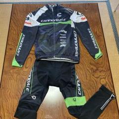 キャノンデール自転車用裏起毛冬用上、下サイズS