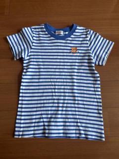 ミキハウス 110cm ストライプ Tシャツ