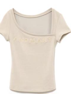 Mary logo tops Beige
