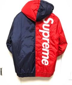 2-Tone Hooded Sideline Jacket Navy