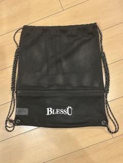 BlessU ブレスユー　ナップサック　黒　メッシュナップサック　BLESS Ü 新作 bless u ブレスユー ナップサック supplier サプライヤー