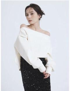 【美品】anuans アニュアンス　ソフトタッチダンボールスウェットプルオーバー ソフトタッチダンボールスウェットプルオーバー（スウェット