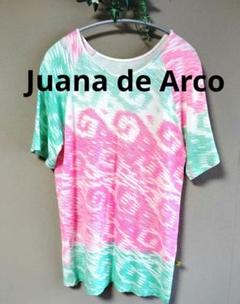 ホォアナデアルコ チュニック ヨガ 総柄 Tシャツ juana de arco ホォアナデアルコ チュニック ヨガ 総柄 Tシャツ juana de arco