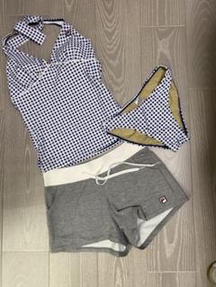 FILA チェック柄水着 Mサイズ セット