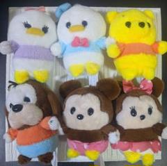 ディズニーキャラクター マスコット キーホルダー セット