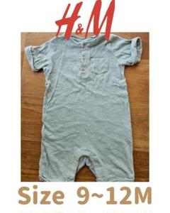 H&M ロンパース 9~12M 夏秋 男女 ベビー キッズ