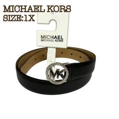 新品⭐️MICHAEL KORS レディス黒本革ベルトS(全長93㎝)バックル銀色 2025年最新】MICHAEL KORS レディース ベルトの人気アイテム