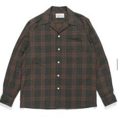 OMBRAY CHECK OPEN COLLAR オンブレ　チェック