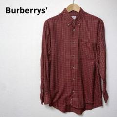 Burberrys' バーバリー チェック柄 長袖シャツ 赤 LY