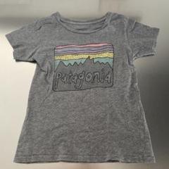 パタゴニア　Tシャツ　キッズ　子供服　グレー　5T