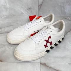 A15555 オフホワイト LOW VULCANIZED SNEAKERS 41