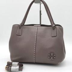 【良品】Tory Burch マックグロー サッチェル ハンドバッグ 2way