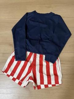 LOWRYSFARM 水着 ラッシュガード セットアップ 110-120