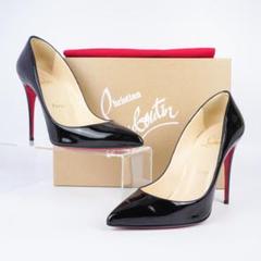 EU37 Christian Louboutin ブラック ハイヒール 409A - メルカリ