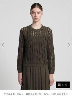 新品　セオリー　リュクス 半袖　メッシュニット　ブラック 新品 セオリー リュクス 半袖 メッシュニット ブラック（Theory
