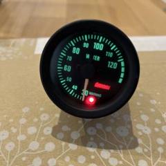 旧車　メーター　☆ 大森　Omori 52パイ　機械式　2点セット　⭐︎ 希少 大森 52mm 2連メーター 油温 油圧 メーター OMORI 52パイ
