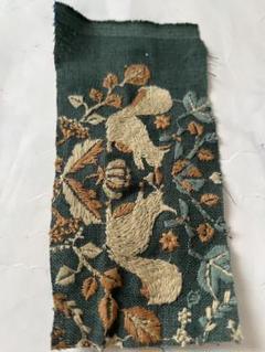 専用　ハンドメイド　点と線模様製作所　リスノモリ 刺繍カットクロス リスノモリ - 点と線模様製作所