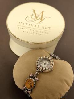 ヴィンテージ 稼動品 MAXIMAL ART 腕時計　ブレスレット ウォッチ　猫 m65899221305_1.jpg?1723648595