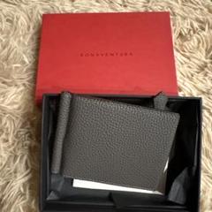 新品同様　ボナベンチュラ　マネークリップ財布 ボナベンチュラ ビルクリップ コインケース付き財布