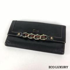 GUCCI グッチ シェリーライン ロングウォレット 334183 ブラック
