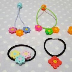 ハンドメイド ぽっぷヘアゴム ヘアゴム - メルカリ