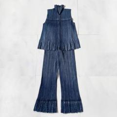2025年最新】issey miyake プリーツプリーズ デニム転写の人気