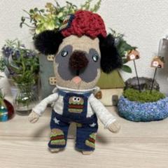 ソックスモンキー、ソックモンキー オーバーオールを着たワンちゃんᐡ- ·̫ •ᐡฅ
