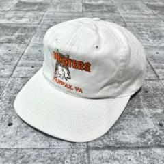 80s USA製 HOOTERS フーターズ 刺繍 6パネル コットンCap - メルカリ